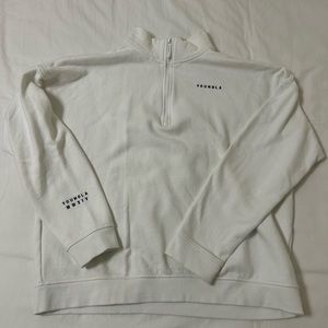 Young LA Cream 1/4 Zip Size: Large